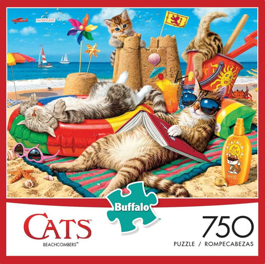 Buffalo Games 750-Piece Puzzle – Steve Read Beachcombers – Challenging Jigsaw for Adults, 24" x 18", Perfect for Game Nights