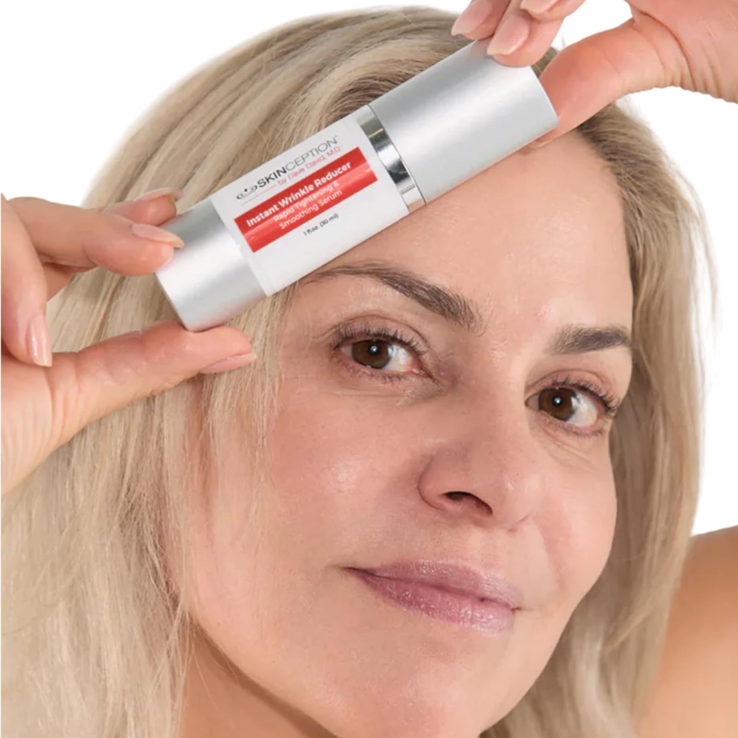 Skinception Instant Wrinkle Reducer - All-Natural Wrinkle Cream Smoothing for Fine Lines & Wrinkles - Fast-Acting Topical Anti-Aging Formula for a