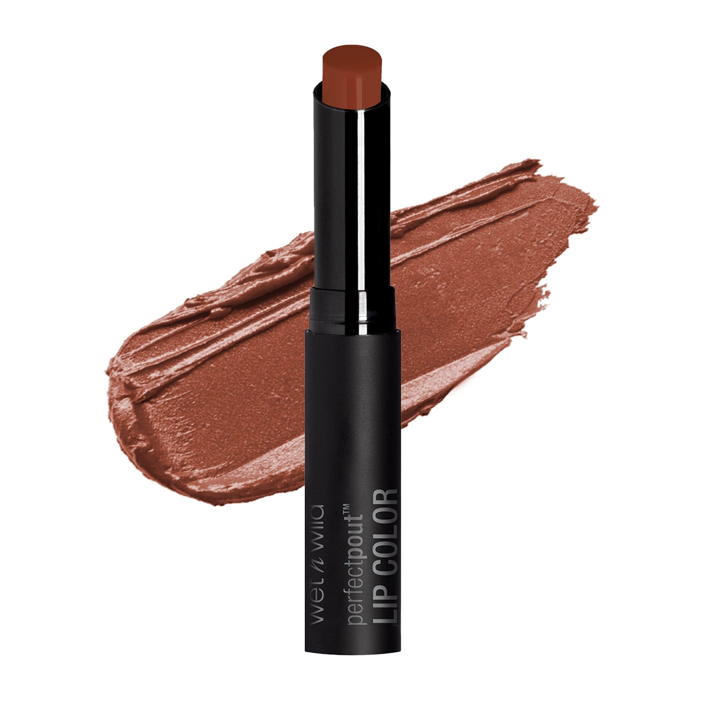 ipstick By Wet n Wild Perfect Pout Lipstick Lip Color Fall Red Extra Cinnamon Please | Non-Tacky | Non-Sticky | Long Lasting