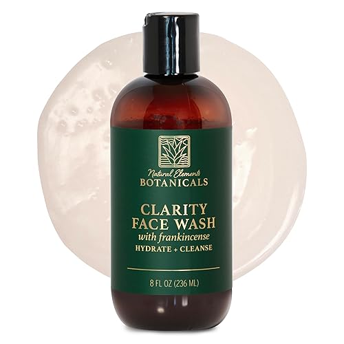 Natural Elements Botanicals Face & Body Wash with Frankincense, Aloe Vera & Salicylic Acid | Soothing, Calming, Anti-Aging, Daily Facial Cleanser |