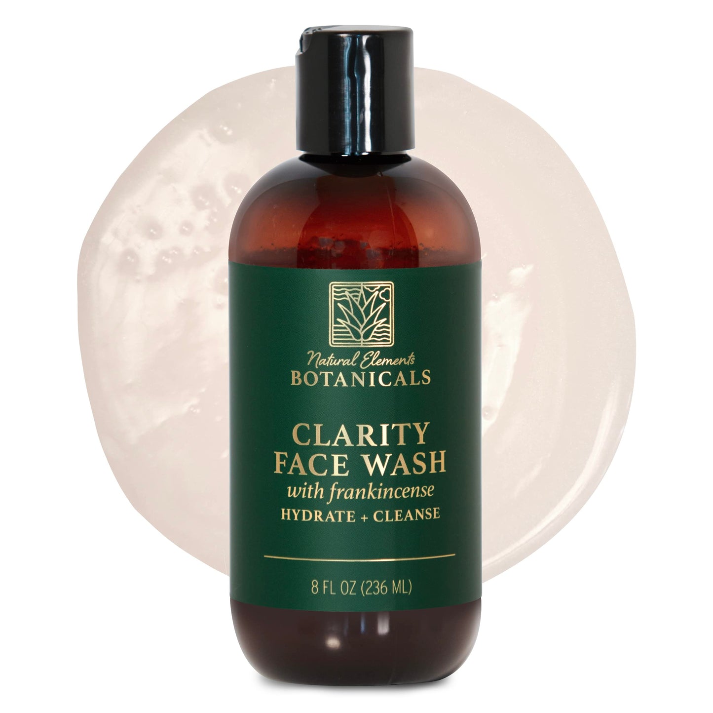 Natural Elements Botanicals Face & Body Wash with Frankincense, Aloe Vera & Salicylic Acid | Soothing, Calming, Anti-Aging, Daily Facial Cleanser |