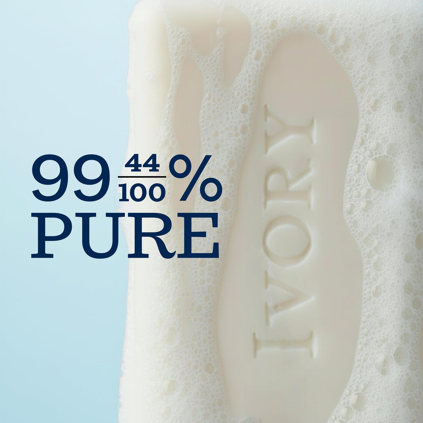 Ivory Gentle Bar Soap, Designed for Whole Family, 99.44% Pure Formula, Plant-Based Cleanser, Made Without Heavy Perfumes, Parabens & Phthalates