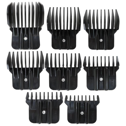8 Pack Hair Clipper Guards Set, Snap-on Blade Attachment Combs Fits for Wahl Detailers/Andis T-outliner/Andis D8/BaBylis PRO, 8 Sizes (1/32", 1/8" Beauty and Personal Care USonline911
