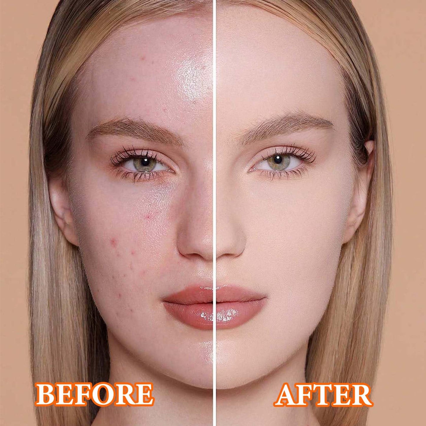 Oil Control Loose Face Powder,Translucent Setting Powder With a Powder Puff Long Lasting Makeup Covering Blemishes Brightens Skin Tone,Natural Matte
