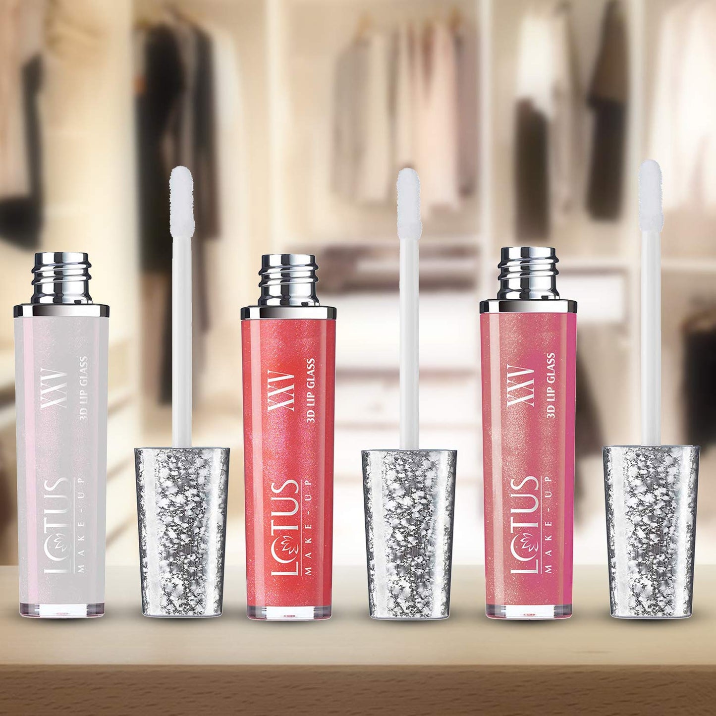 Lotus Makeup Xxv 3d Lip Gloss Exotica, Peach, 8 ml