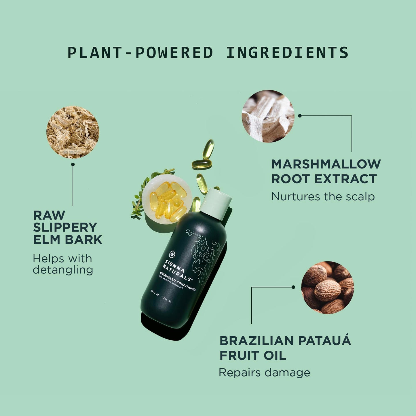 Sienna Naturals - H.A.P.I. Shampoo & Untangled Conditioner Bundle - Anti Frizz - Hydrating for Dry, Damaged, Curly & Color-Treated Hair