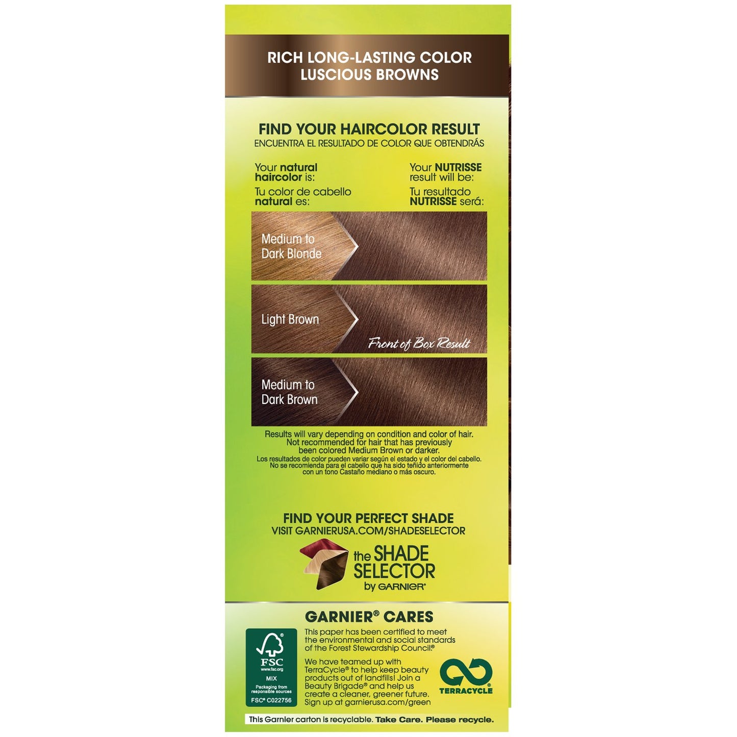 Garnier Nutrisse Nourishing Color Creme Light Natural Brown [60] 1 ea (Pack of 3)