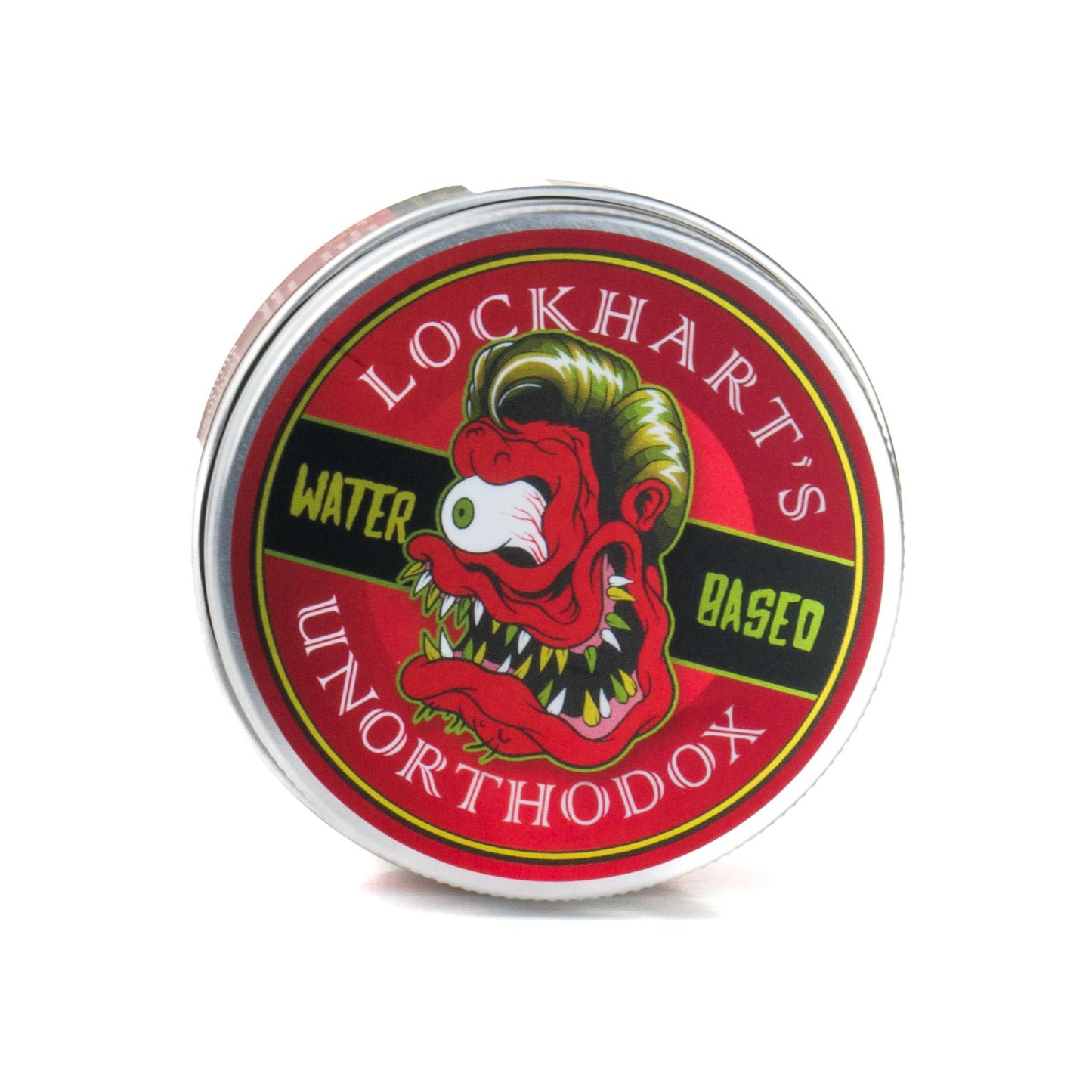 Lockhart’s Unorthodox Water-Based Goon Grease - Handcrafted Water-Based Pomade for Men - Strong Hold, Medium Shine - Easy Wash Out - Spicy Goon Scent