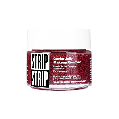 STRIP MAKEUP - Caviar Jelly Makeup Remover - Nourishing cleanser with skincare Prebiotic-enriched Rosaliss Active Complex, Acai berry extract