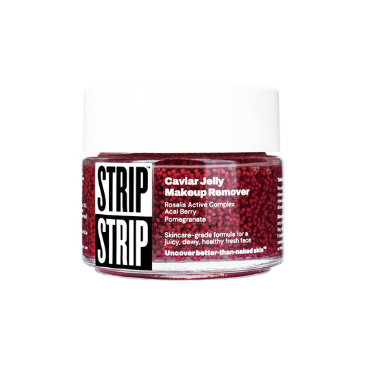 STRIP MAKEUP - Caviar Jelly Makeup Remover - Nourishing cleanser with skincare Prebiotic-enriched Rosaliss Active Complex, Acai berry extract