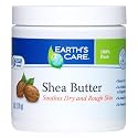 Earth's Care Shea Butter - 100% Pure Natural African Shea Butter for Body, Hair and DIY Projects 6 OZ