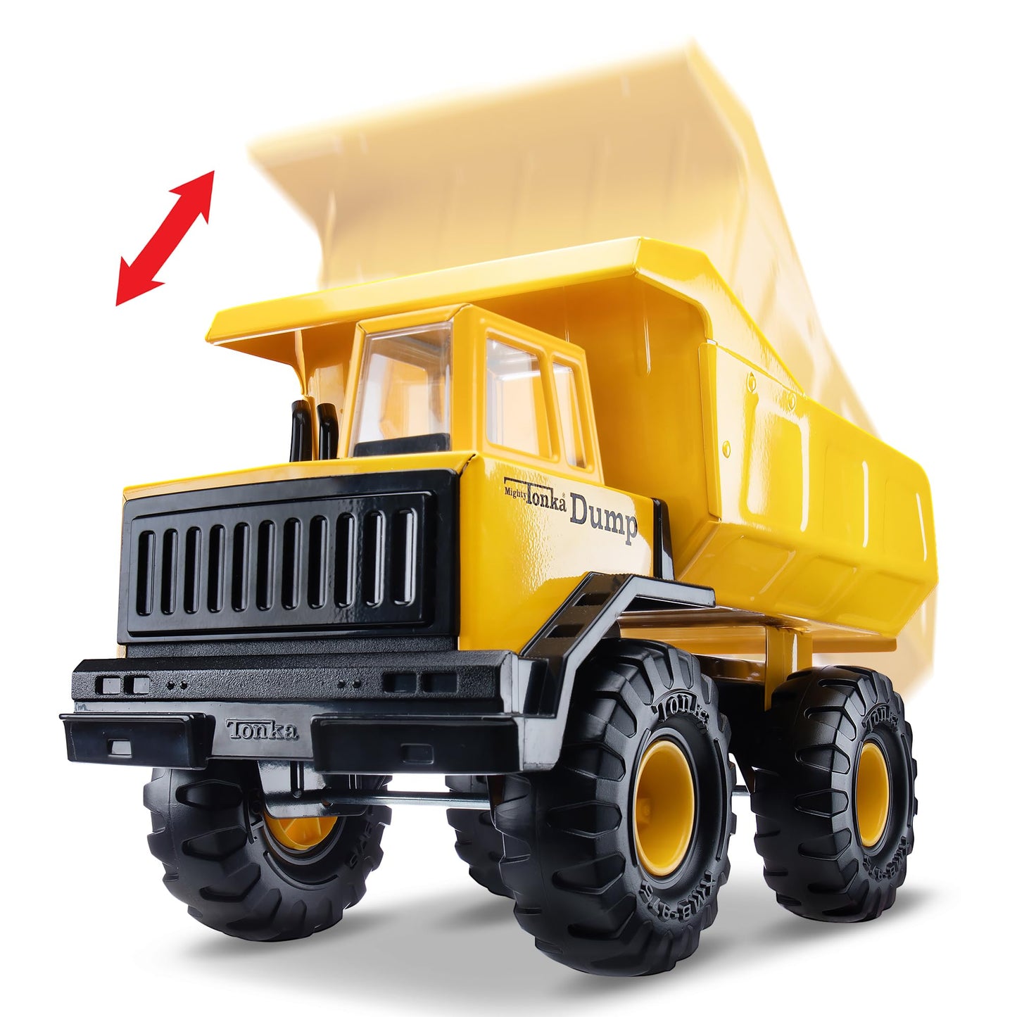 Tonka Retro Mighty Dump Truck - Collector's Edition - Made with 2X More Steel, Kids Construction Toy, Metal Truck, Toy Truck for Boys and Girls,…