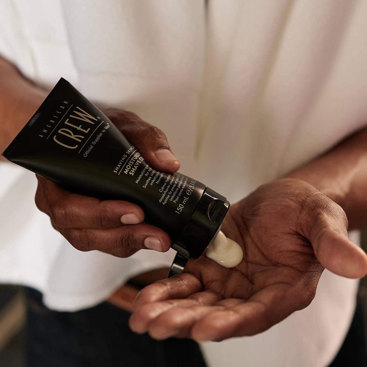 American Crew Moisturizing Shave Cream for Men, Stocking Stuffer for Men, 5.1 Fl Oz