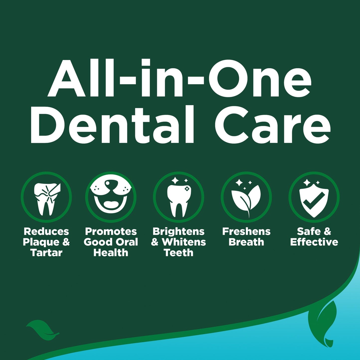 Vet's Best Dog Toothbrush & Toothpaste Kit – Plaque Remover, Whitens Teeth, Freshens Breath, Vet Formula with Finger Brush