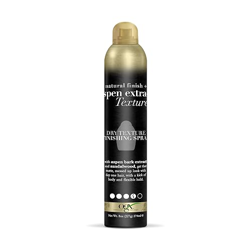OGX Natural Finish Aspen Extract Dry Texture Hair Spray, 8 Ounce