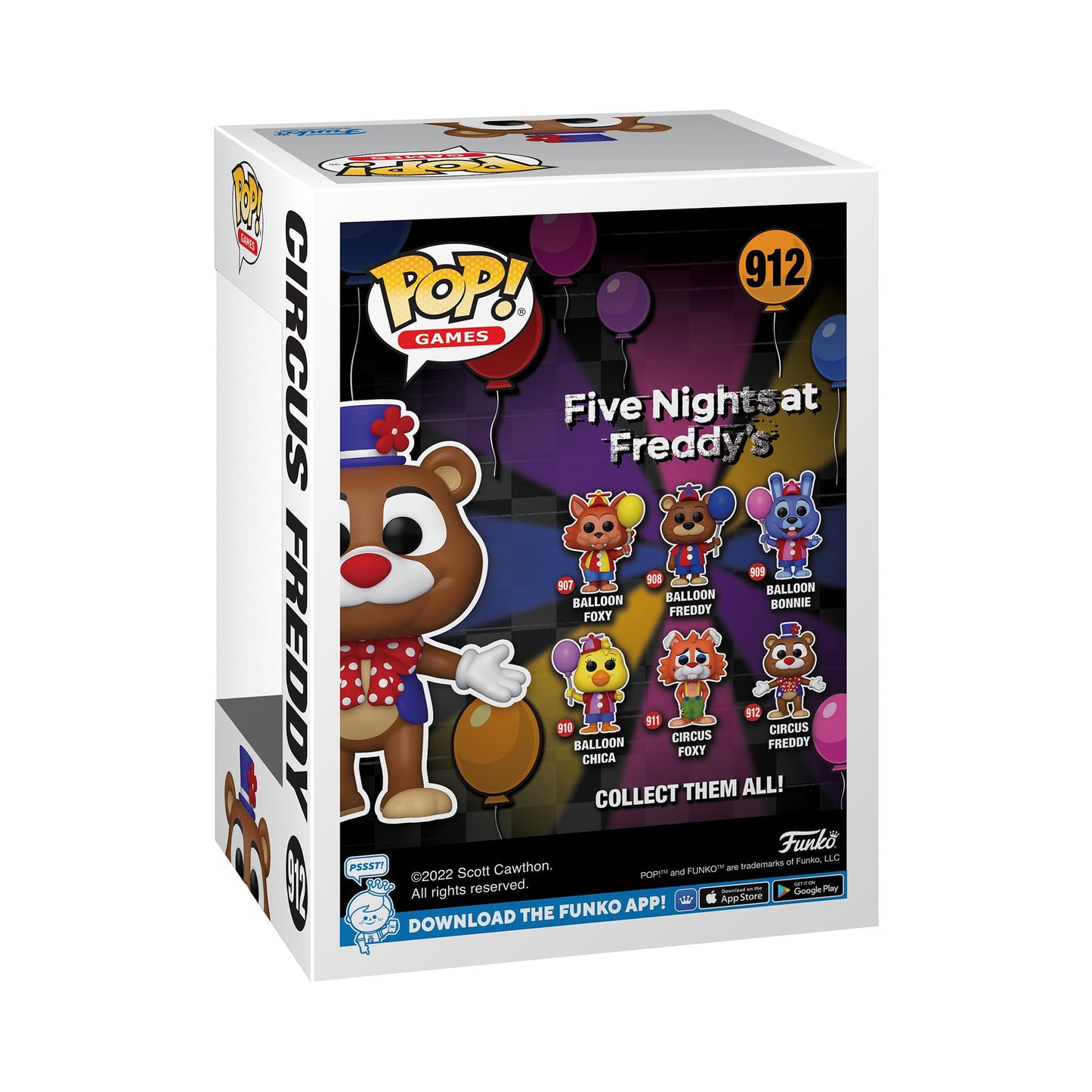 Funko POP! Games: Five Nights at Freddy's - Circus Freddy Fazbear - Collectable Vinyl Figure - Gift Idea - Official Merchandise