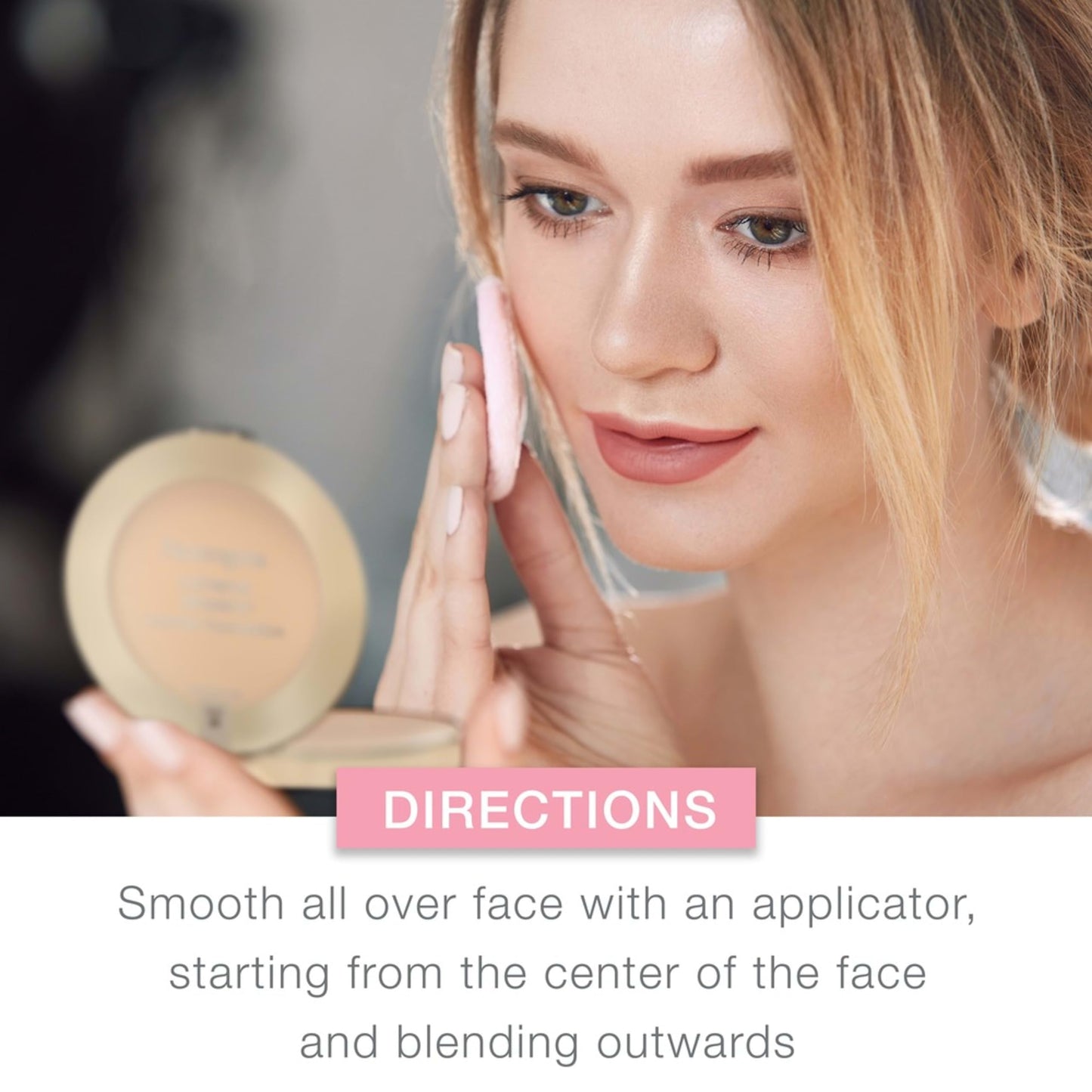 Neutrogena Mineral Sheers Compact Powder Foundation, Lightweight & Oil-Free Mineral Foundation, Fragrance-Free, Buff 30,.34 oz