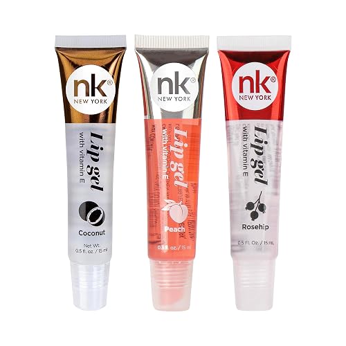 NICKA K NEW YORK Lip Gel, Hydrating, Lightweight, Glides on Effortlessly, Non Sticky Finish Lip Gel Colors