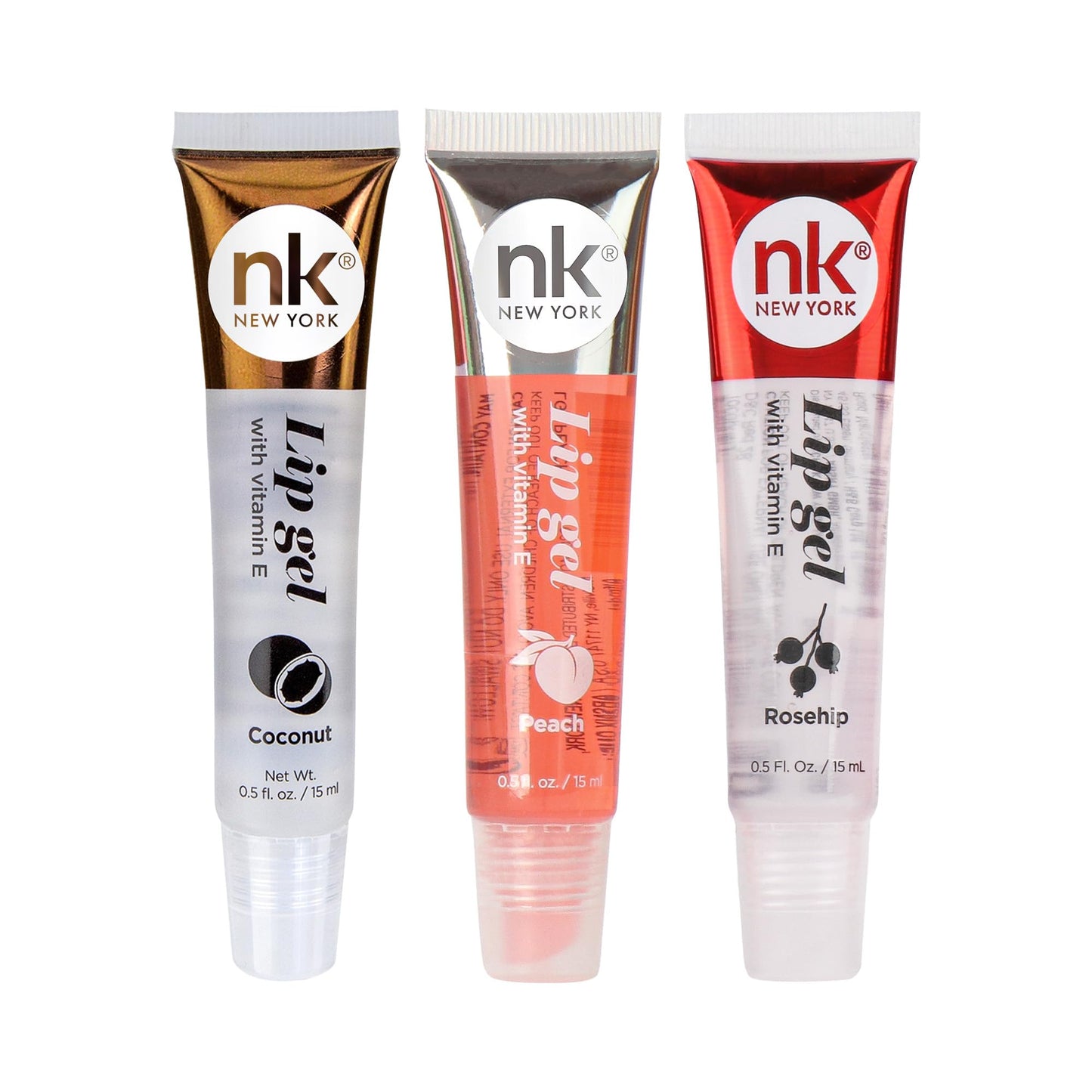 NICKA K NEW YORK Lip Gel, Hydrating, Lightweight, Glides on Effortlessly, Non Sticky Finish Lip Gel Colors