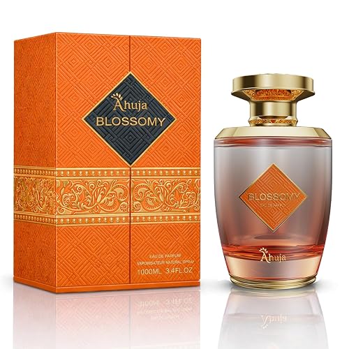 AHUJA Blossomy Eau De Parfum 3.4oz for Women - Long Lasting Floral Fragrance with Natural Tuberose and Jasmine - Luxurious, Fresh & Elegant Perfume Beauty & Personal Care AHUJA
