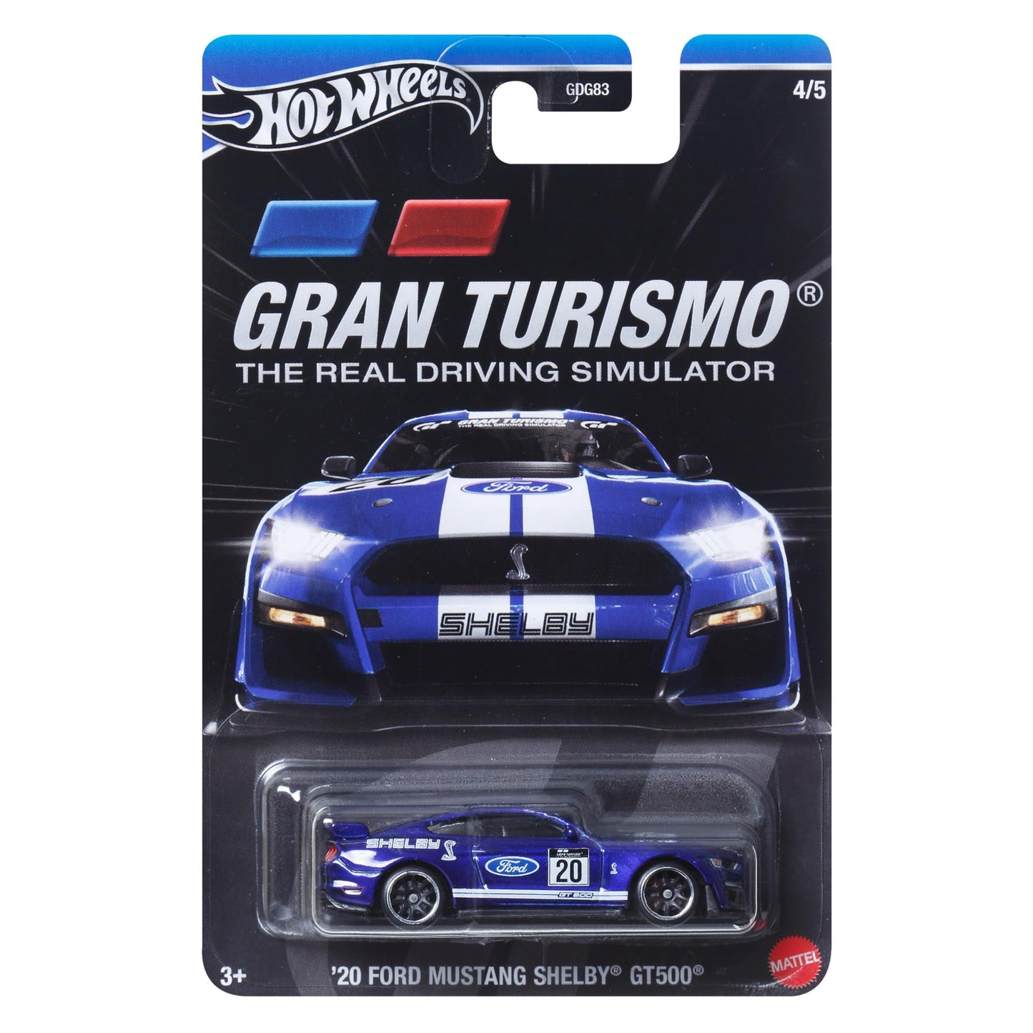 Hot Wheels Gran Turismo '20 Ford Mustang Shelby GT500 HRV66