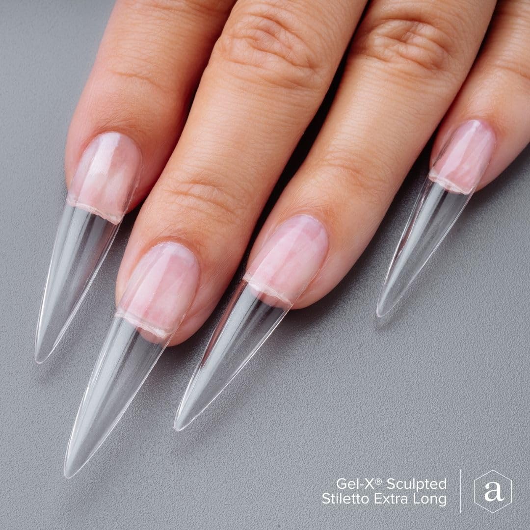 Apres Gel-X® Stiletto Box of Nail Tips | 280 Gel-X Tips, Soft Tips, 14 Sizes 00-9 | Half-sizes Included (Sculpted Stiletto Extra Long, 280 Count) Beauty & Personal Care APRÉS