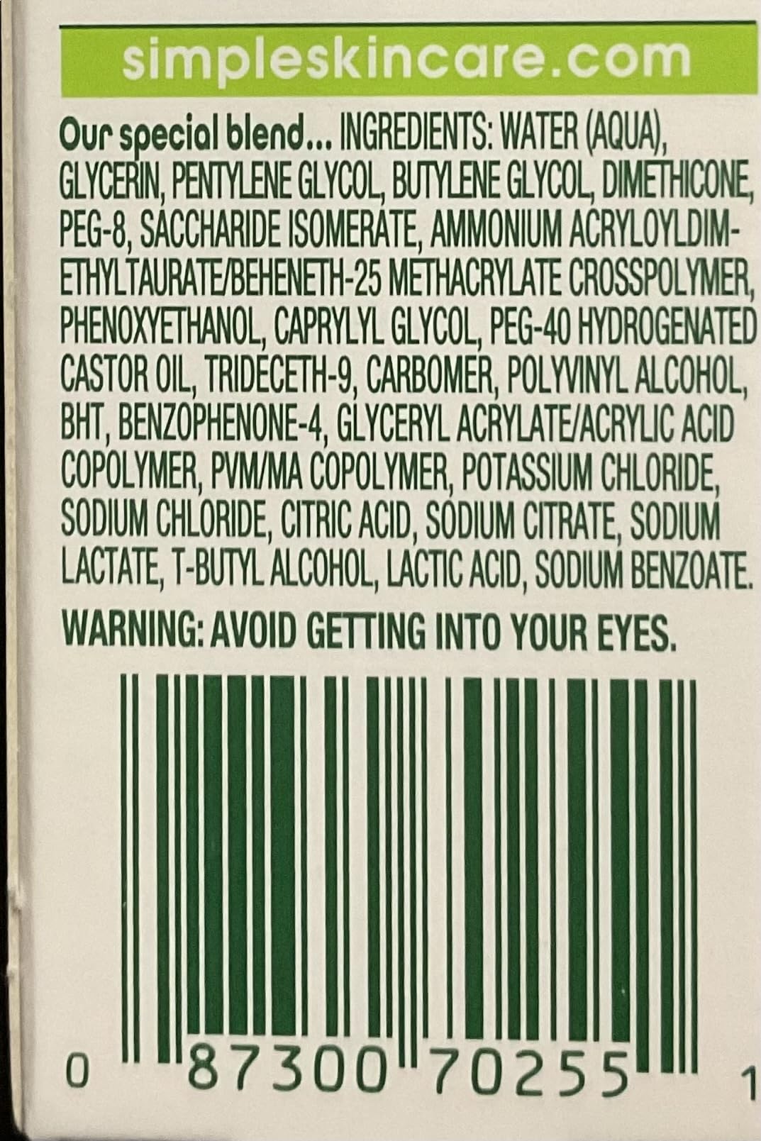 Simple Water Boost Hydrating Booster, Dry Sensitive Skin, 0.85 fl oz (Pack of 2)