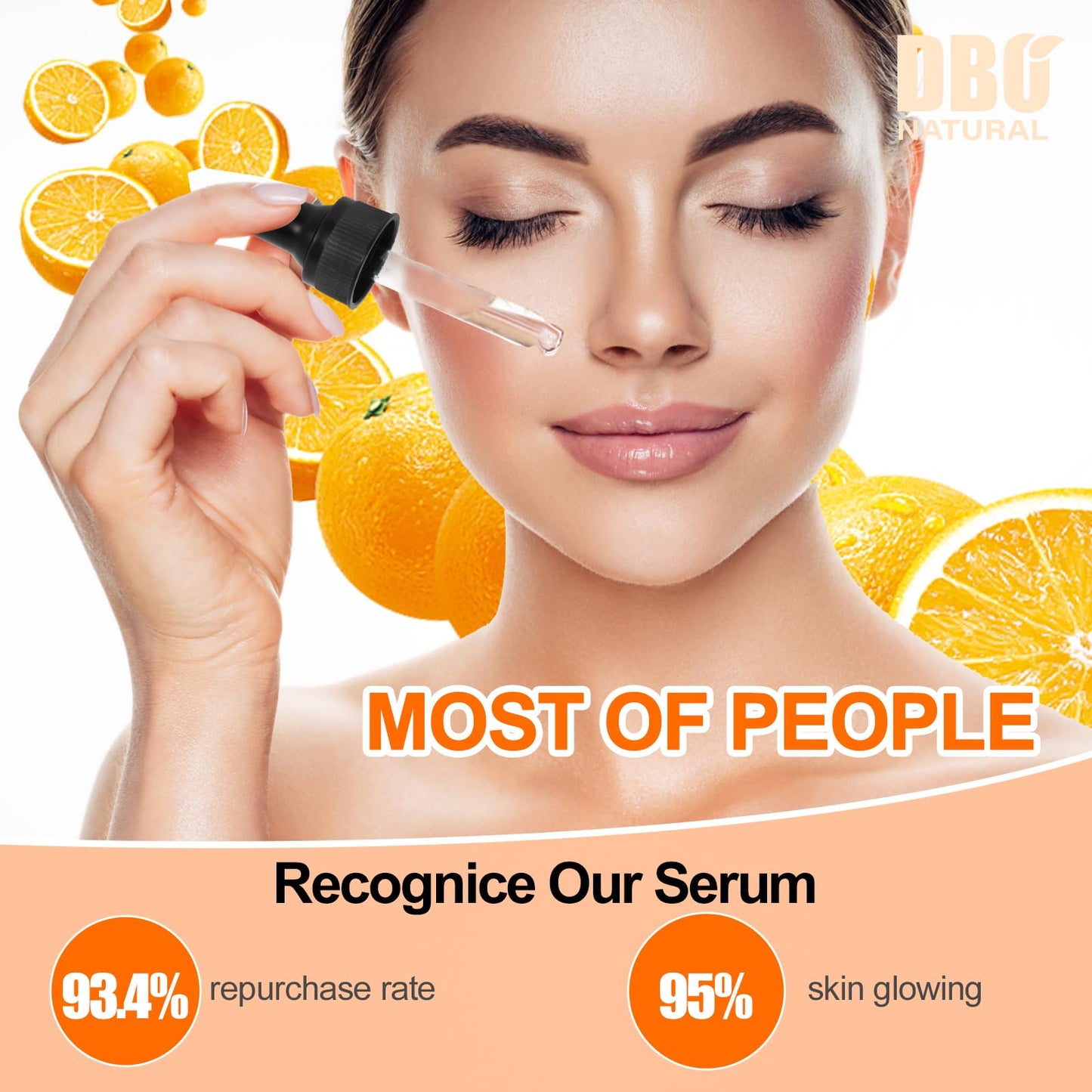 Vitamin C Face Serum With Hyaluronic Acid, Hydrating, Anti-Aging, Brightening, Blemishing For Face Glowing.30ml Natural Ordinary Serum For Day/Night