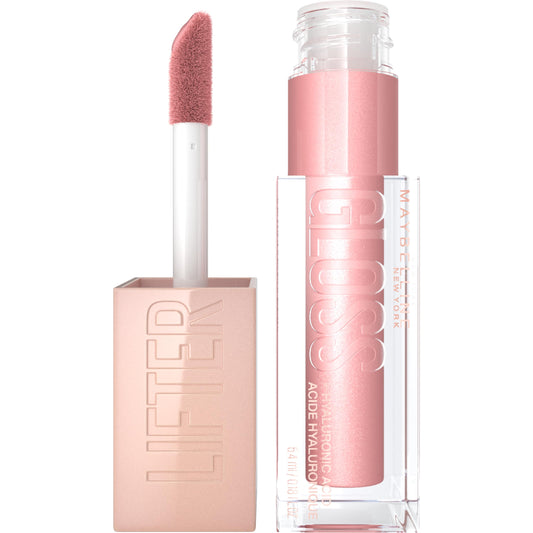 Maybelline Lifter Gloss, Hydrating Lip Gloss with Hyaluronic Acid, High Shine for Plumper Looking Lips, Opal, Pink Neutral, 0.18 Ounce Beauty & Personal Care MAYBELLINE