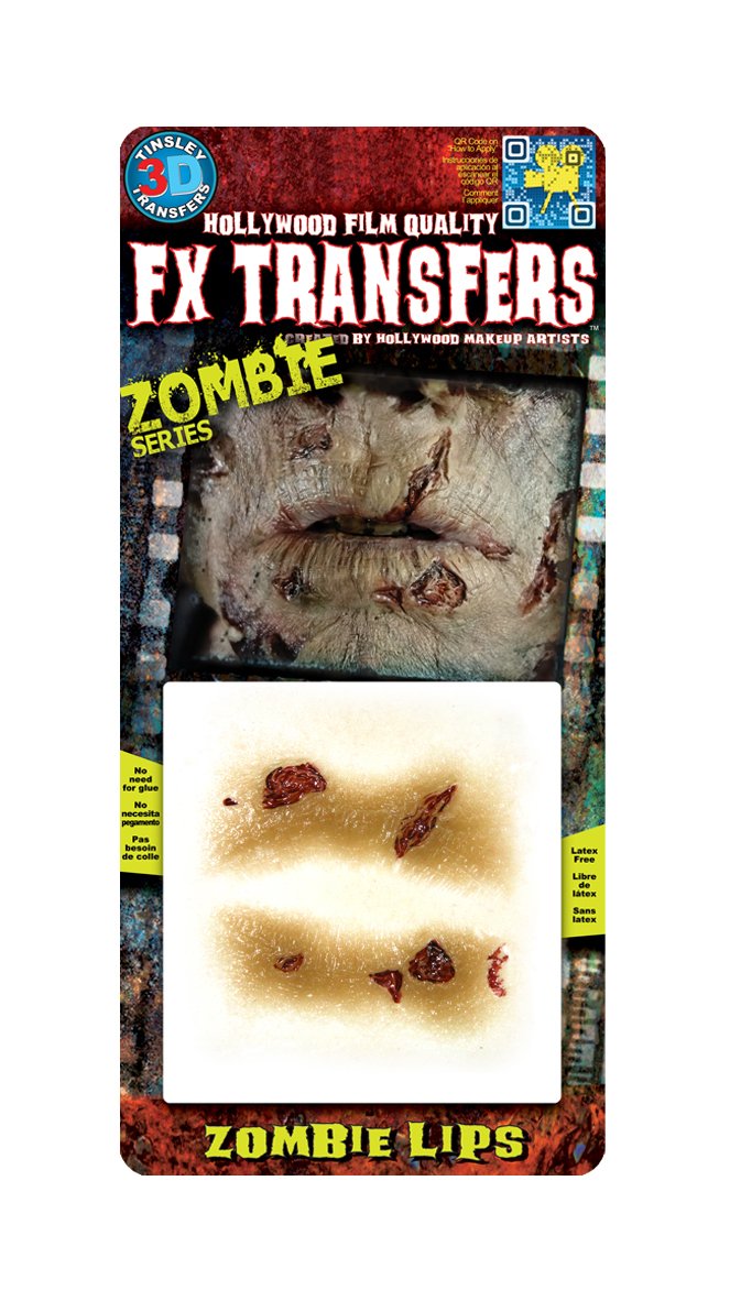 Tinsley Transfers FX Transfers Zombie Lips Makeup