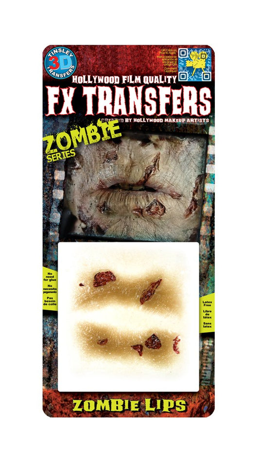 Tinsley Transfers FX Transfers Zombie Lips Makeup