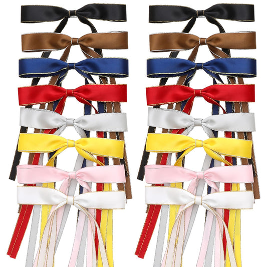 WORTL 16 PCS Hair Bows for Women,Ribbon Hair Bows With Long Tail,Hair bow clips Hair Barrettes for Women Accessories Beauty and Personal Care WORTL Default Title