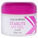 Cuccio Pro Starlite UV Gel - Clear 1 oz - Durable Thermal Bonding Gel for Strong, Long-Lasting Manicures - UV Lamp Compatible - Maintains Natural Nail Beauty & Personal Care Cuccio