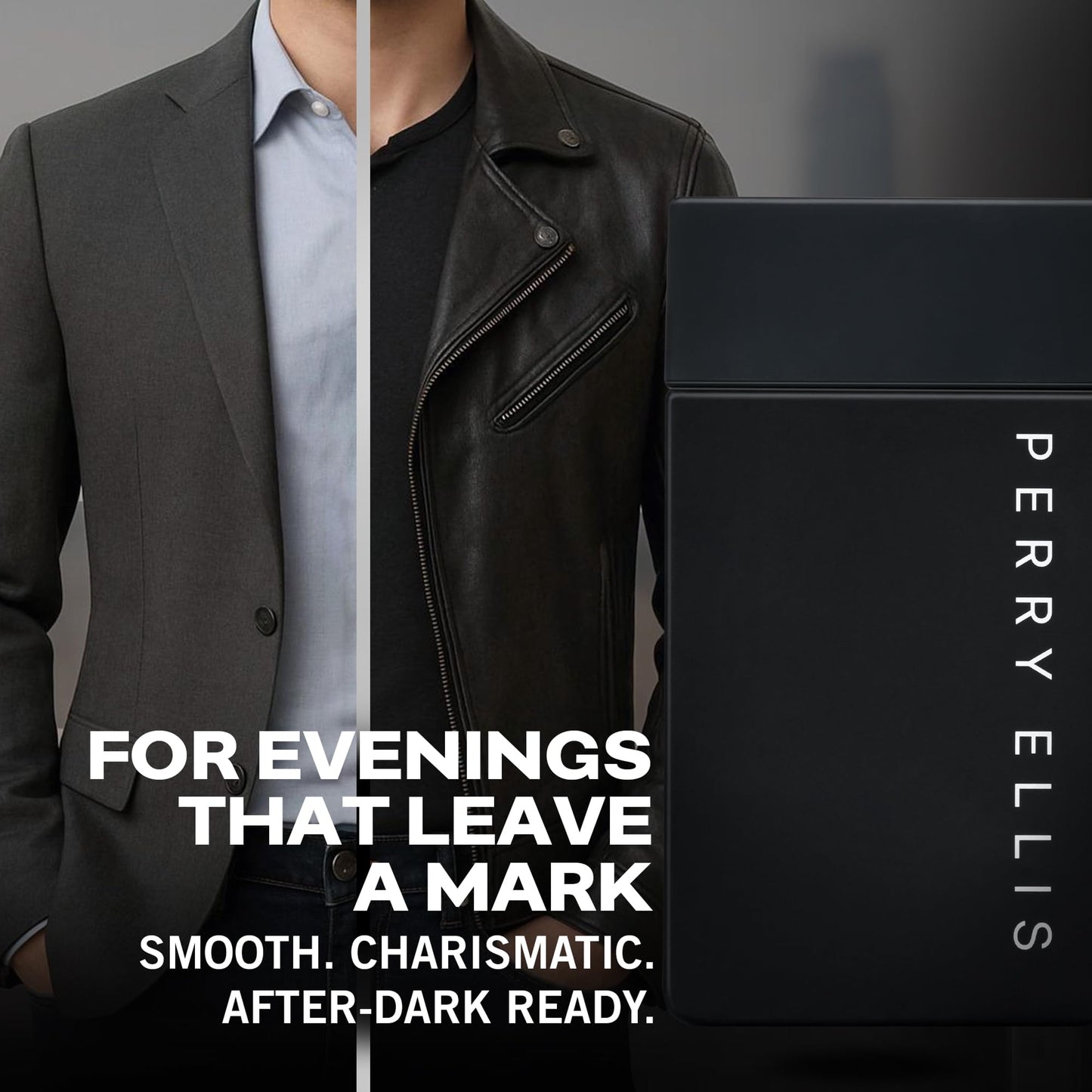 Perry Ellis Midnight Eau De Toilette Spray for Men - Mens Cologne, Long Lasting Perfume, EDT, Fragrance with Notes of Warm Woods, Cinnamon & Amber