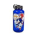 JUST FUNKY Sonic The Hedgehog Character Water Bottle | BPA-Free Large Plastic Water Jug With Screw Top Lid | Hydration For Outdoor Sports, Gym, Yoga
