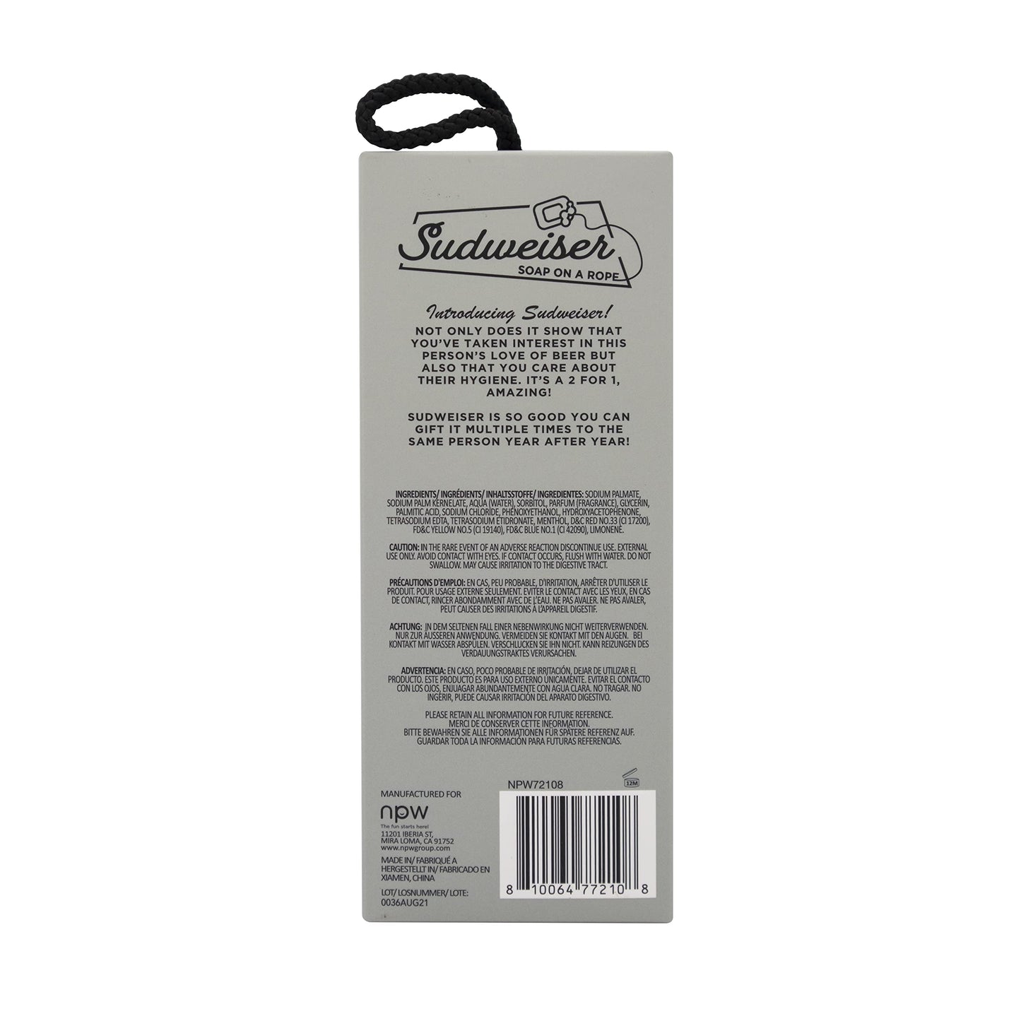 NPW-USA Sudweiser Soap on a Rope