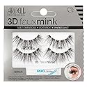 Ardell 3D Faux Mink Lashes 863 with DUO Lash Adhesive Pipette, 1g - Long-Lasting, Natural Look False Eyelashes, 1 Pack