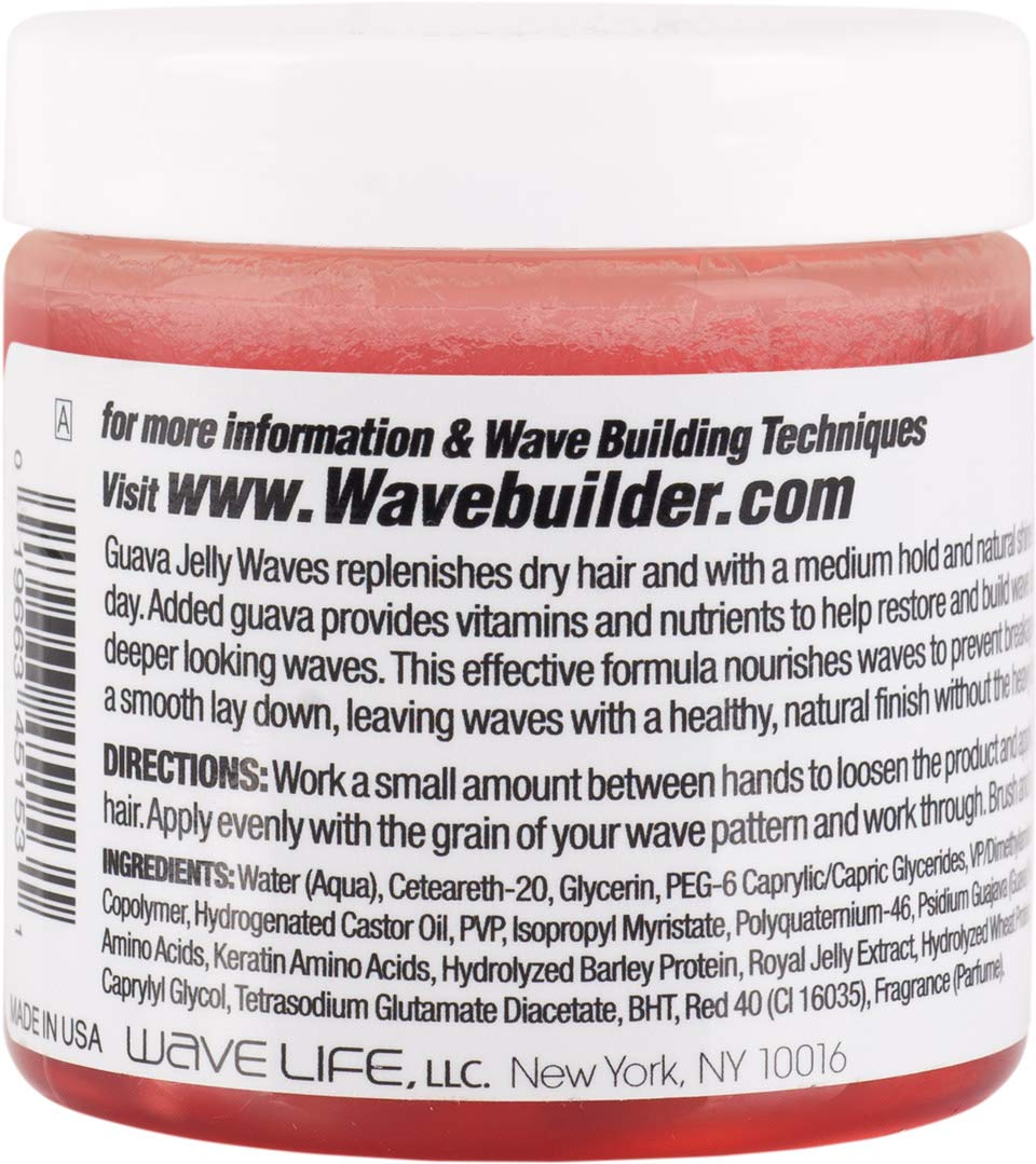 WAVEBUILDER Jelly Waves Guava Medium Hold Grease Free Pomade