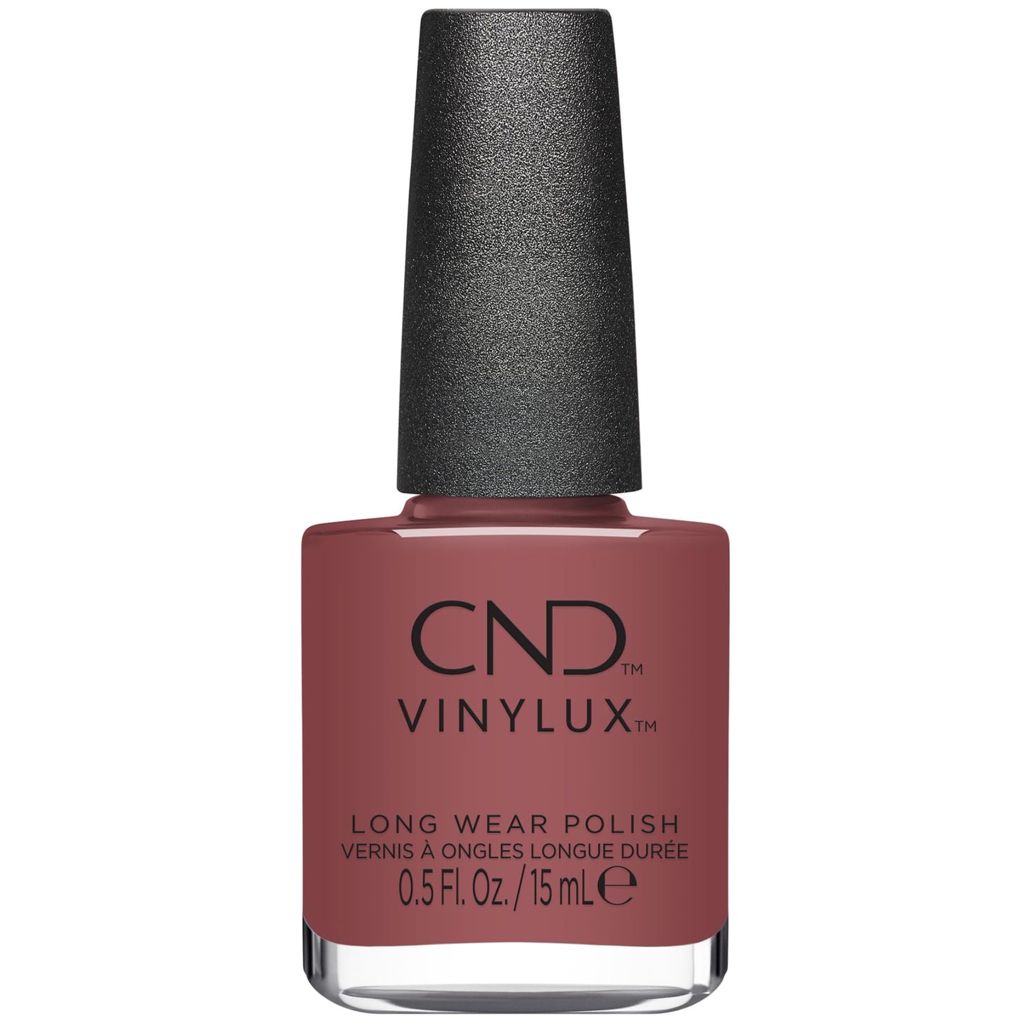 CND Vinylux Longwear Red Nail Polish, Gel-like Shine & Chip Resistant Color, Rose-Mance, 0.5 fl. oz