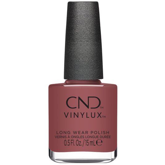 CND Vinylux Longwear Red Nail Polish, Gel-like Shine & Chip Resistant Color, Rose-Mance, 0.5 fl. oz