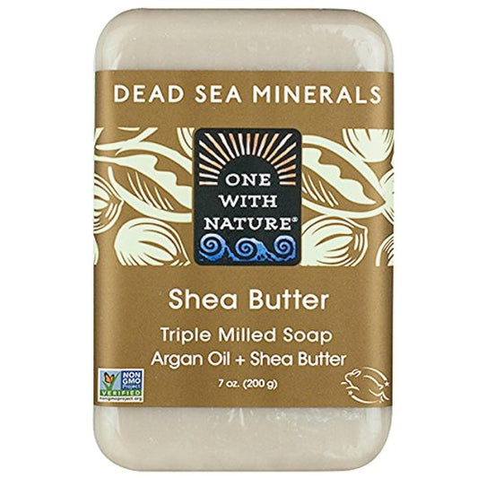 One With Nature Dead Sea Mineral Soap Shea Butter - 7 oz Beauty & Personal Care One With Nature