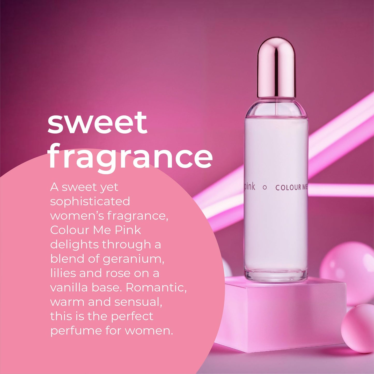 Colour Me Pink by Milton-Lloyd for Women - 3.4 oz EDP Spray