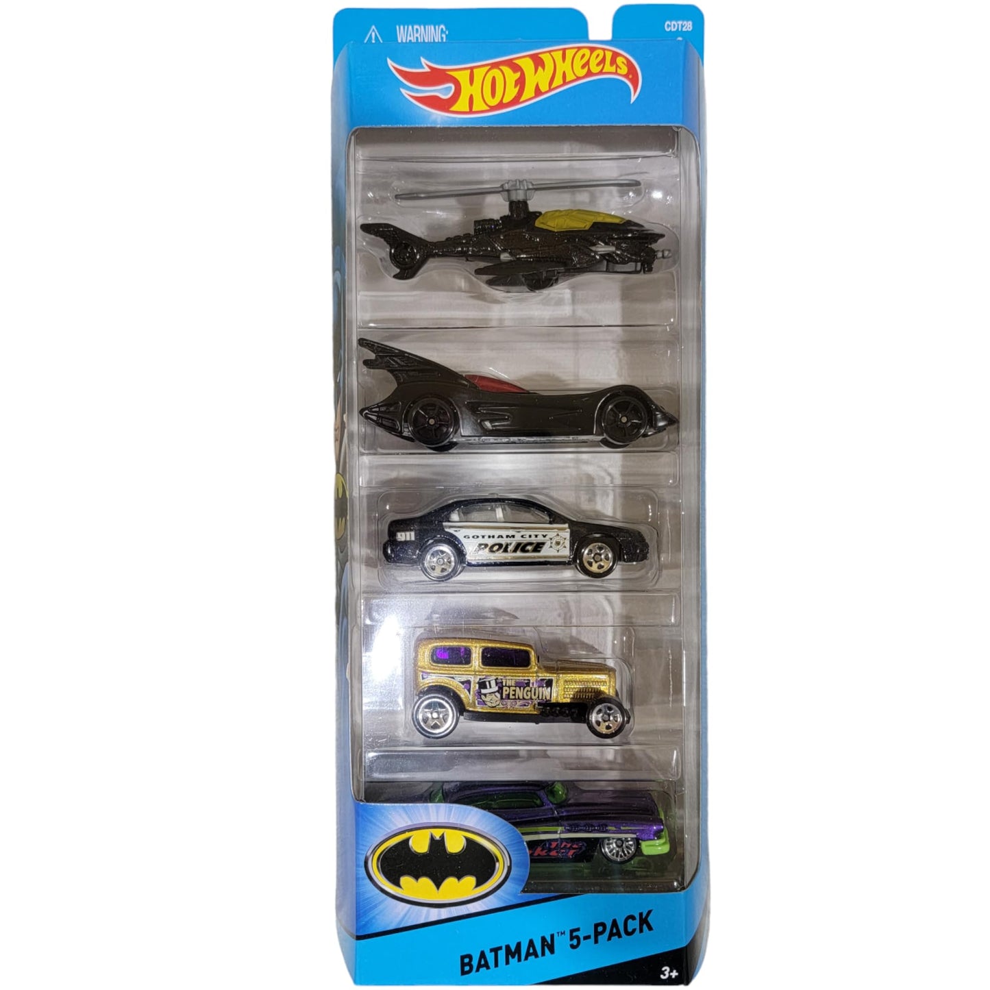 Hot Wheels Batman 5 Pack of Diecast Vehicles CDT28 2015