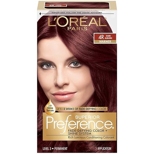 L’Oreal ParisSuperior Preference - 4R Dark Auburn (Pack of 3)