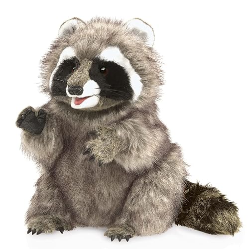 Folkmanis Raccoon Hand Puppet Plush