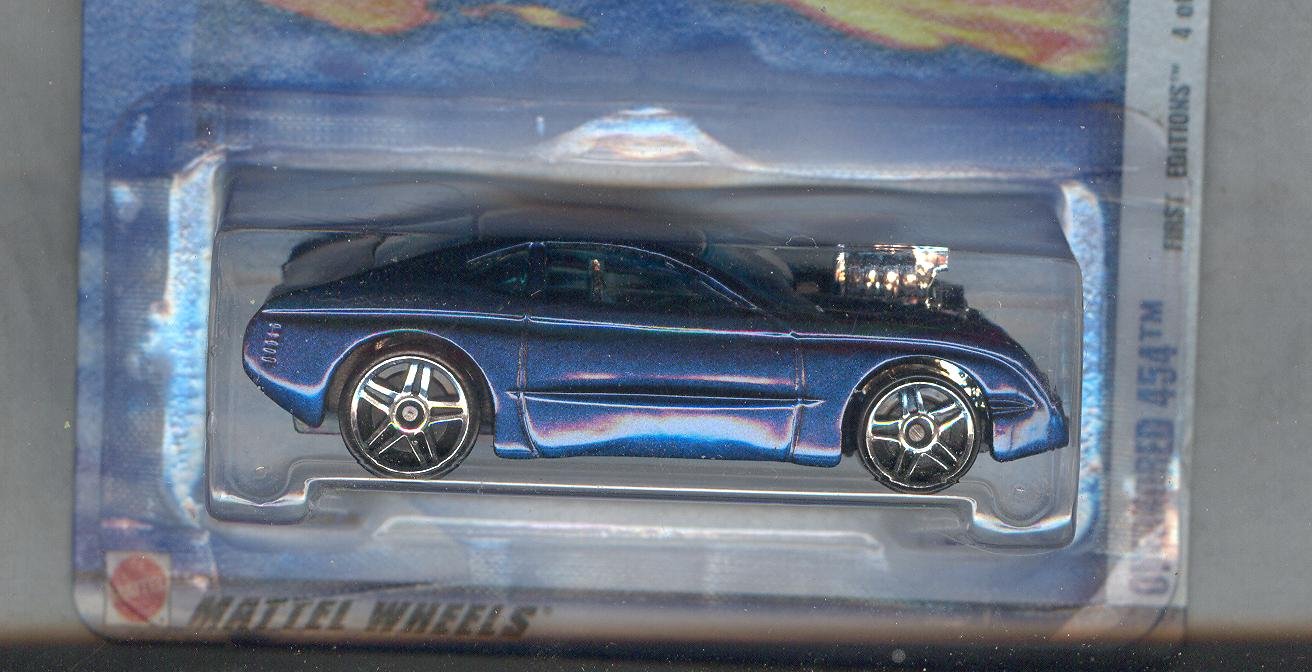 Hot Wheels 2002-016 Overbored 454 First Edition 4 of 42 1:64 Scale