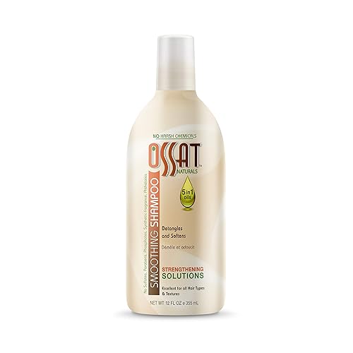 OSSAT NATURALS Smoothing Shampoo, 12 Ounce