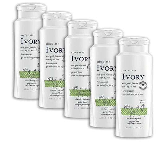 Ivory Scented Body Wash, Aloe 21 oz (Pack of 5) Beauty & Personal Care Ivory