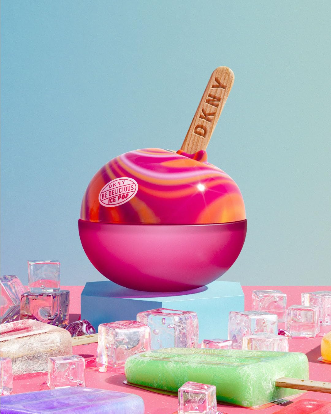 DKNY Be Delicious Ice Pop Eau de Parfum Perfume Spray For Women, Very Cherry, 1.7 Fl. Oz.