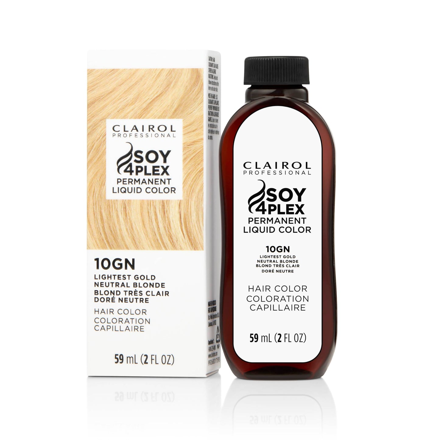 Clairol Professional Permanent Liquicolor, 10GN Lightest Gold Neutral Blonde, 2 Fl Oz - Packaging May Vary